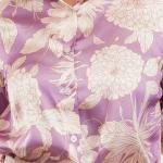 Mauve Floral Women Shirt