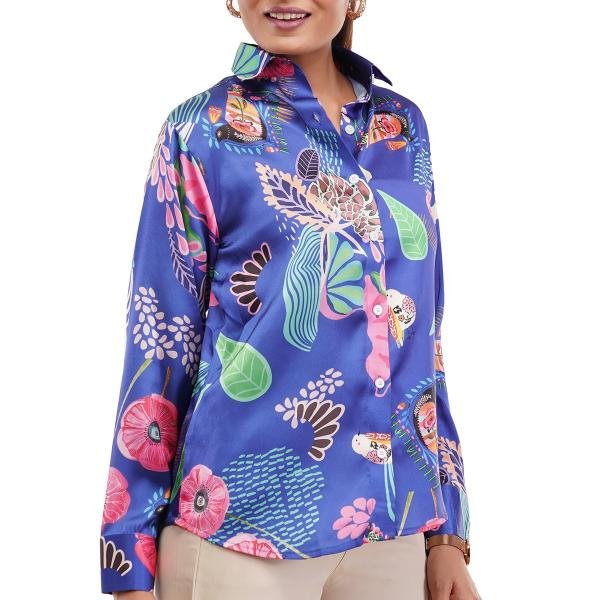 Royal Blue Women Shirt