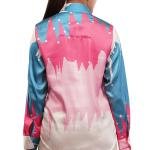 Zig Zag Stripe Women Shirt